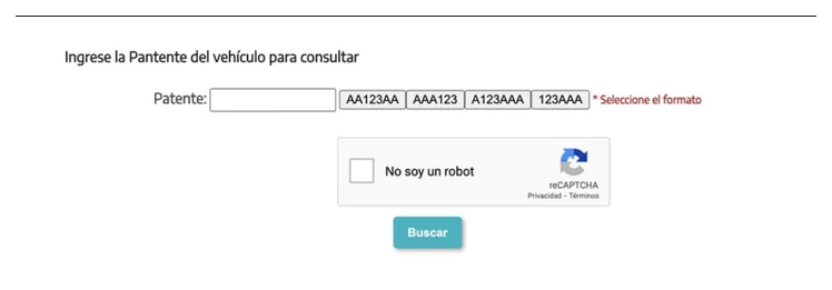 Paso 2 para consultar o cambiar el turno de la VTV en Escobar